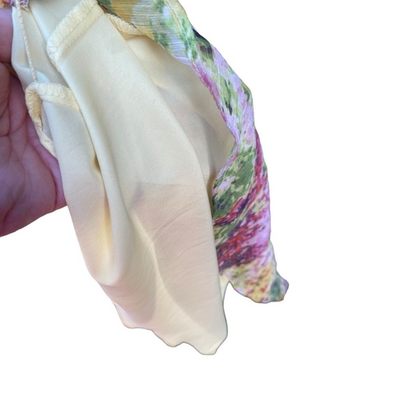 Mcginn Collection Yellow Floral Dress I Size: 4 - Picture 13 of 13